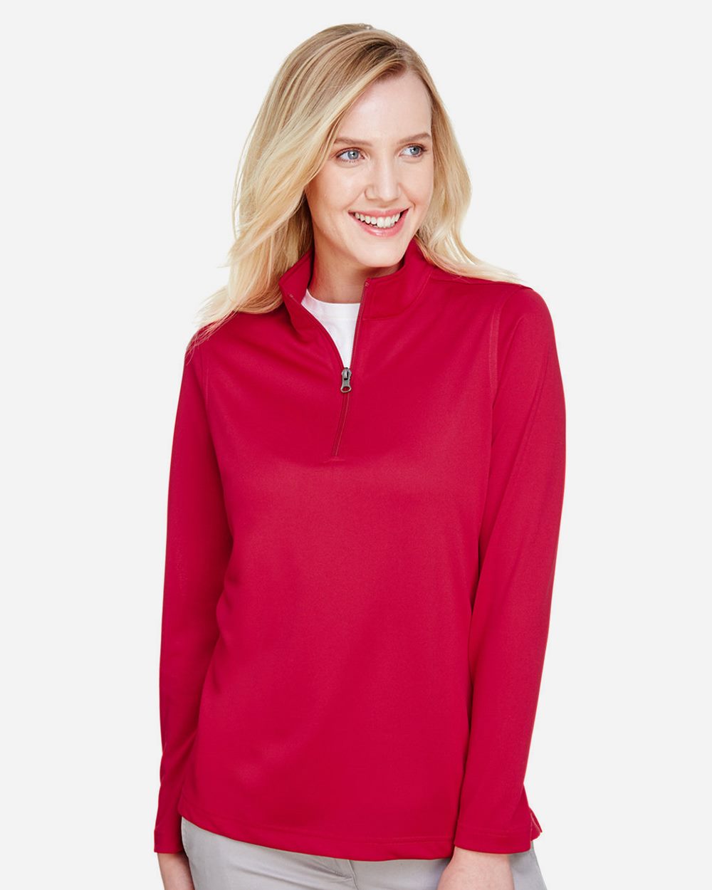 Harriton - Women's Advantage Snag Protection Plus Quarter-Zip Pullover - M748W