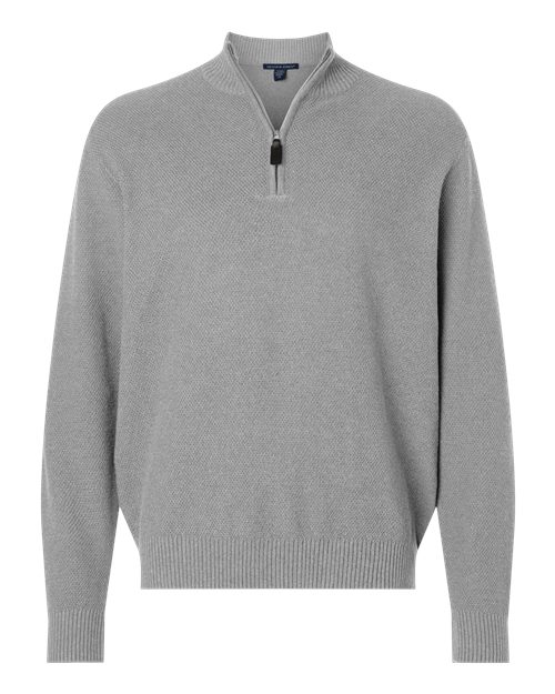Devon & Jones - Men's Hartland Textured Quarter Zip Sweater - DG450
