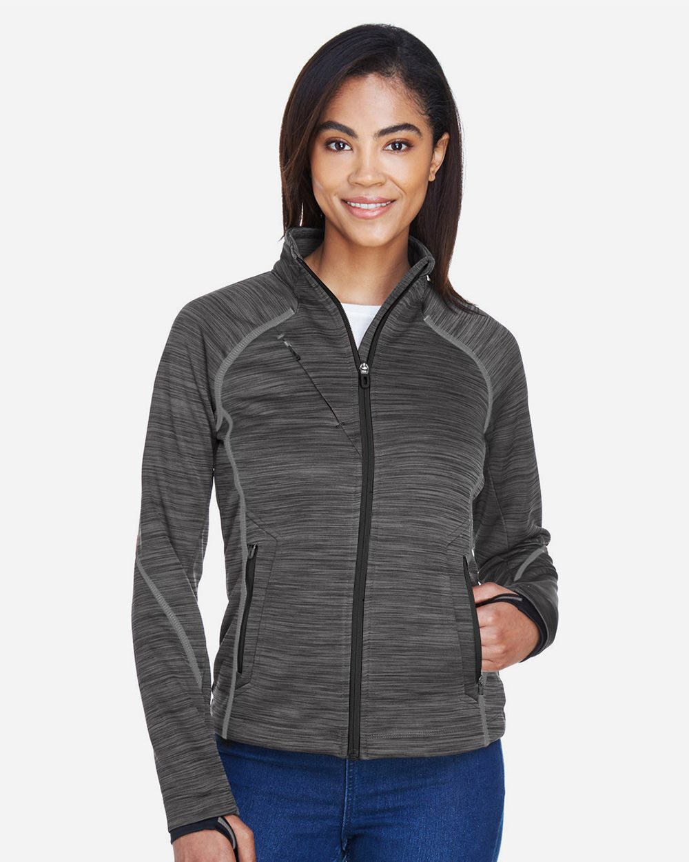 North End - Women's Flux Mélange Bonded Fleece Jacket - 78697