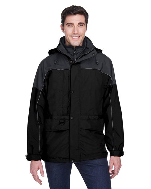 North End - Men's 3-in-1 Two-Tone Parka - 88006
