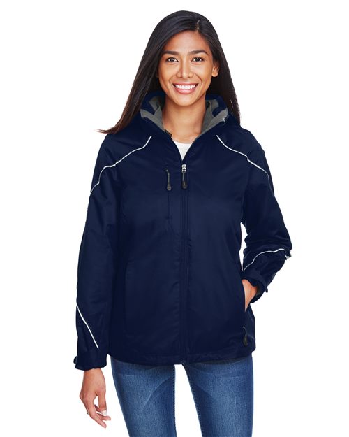 North End - Women's Angle 3-in-1 Jacket with Bonded Fleece Liner - 78196