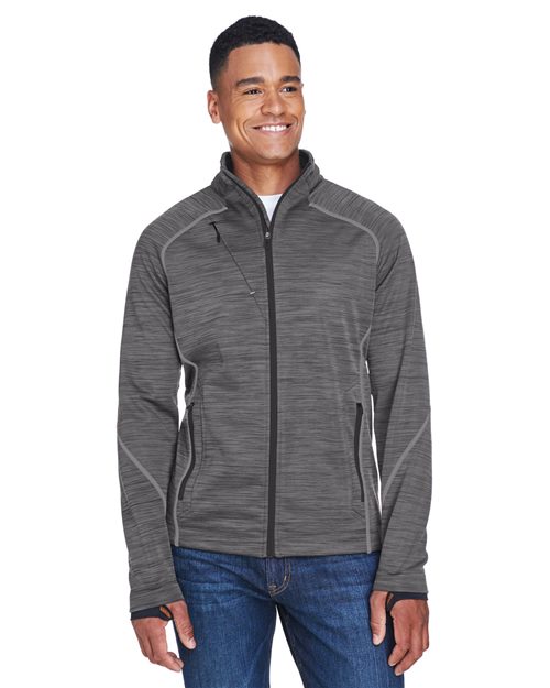 North End - Men's Flux Mélange Bonded Fleece Jacket - 88697