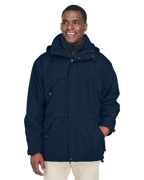 North End - 3-in-1 Parka with Dobby Trim - 88007