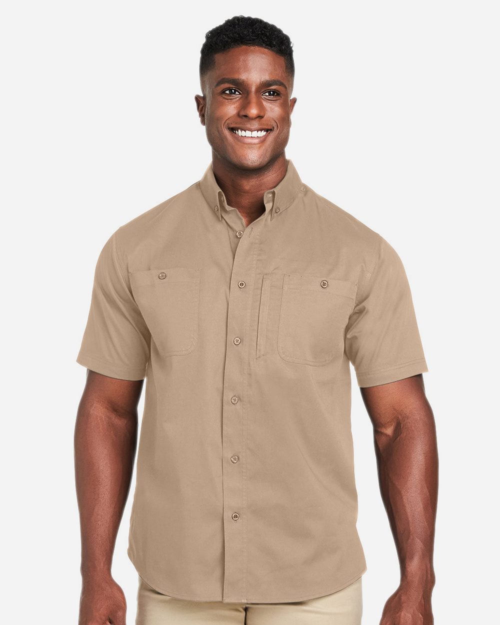 Harriton - Men's Advantage IL Short Sleeve Work Shirt - M585