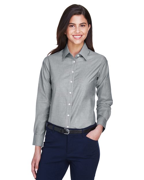 Harriton - Women's Long Sleeve Oxford Dress Shirt - M600W