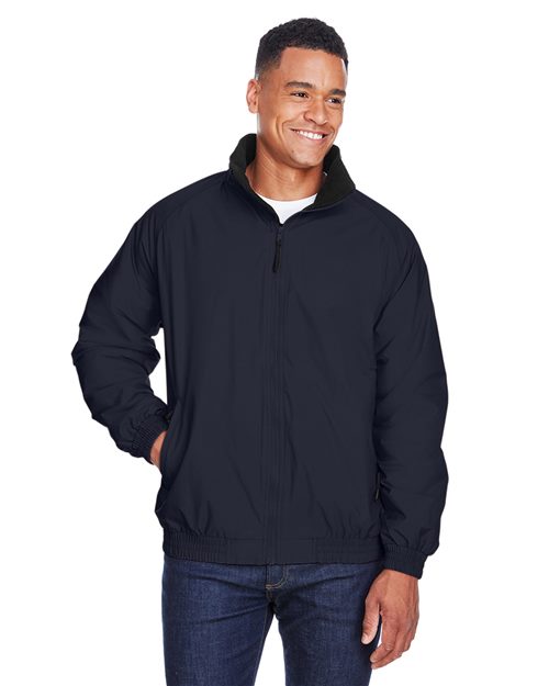 Harriton - Unisex Fleece Lined Nylon Jacket - M740
