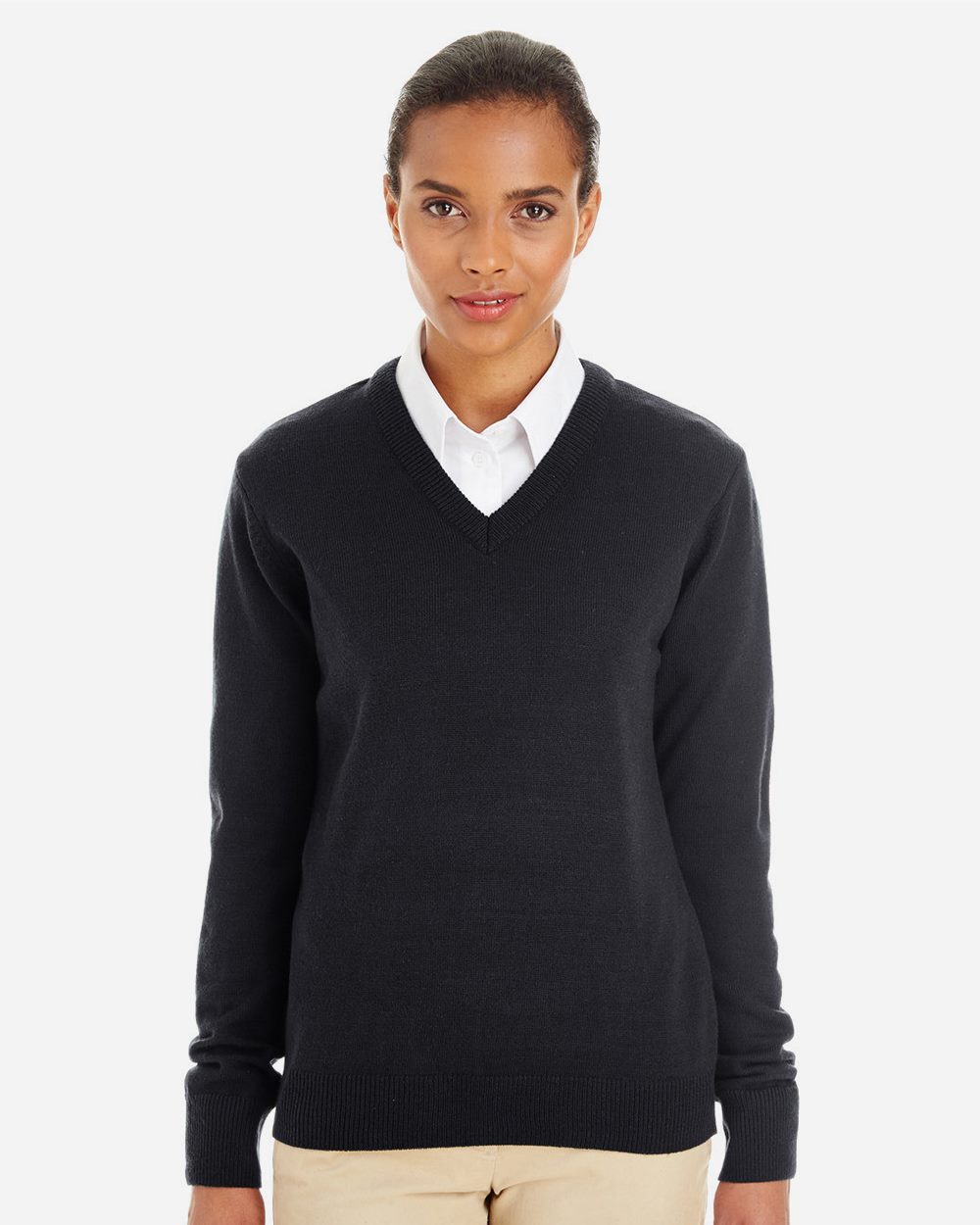 Harriton - Women's Pilbloc V-Neck Sweater - M420W