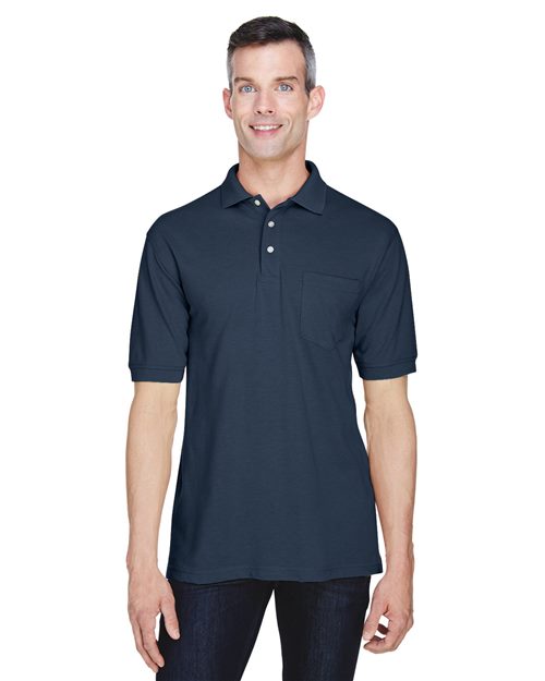 Harriton - Easy Blend™ Polo with Pocket - M265P