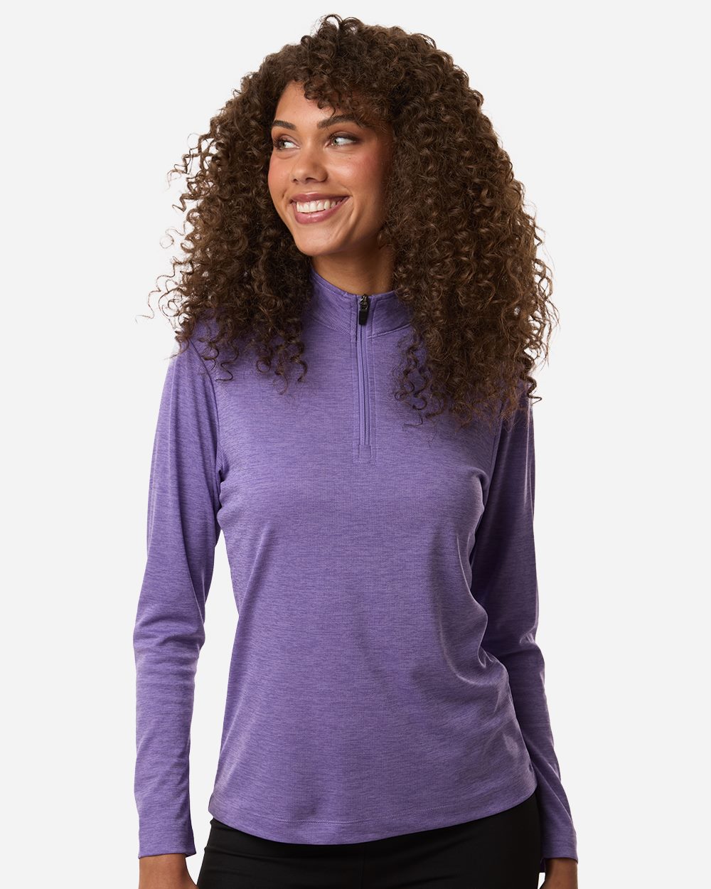 AllPro - Women's Pro-Lock Performance Mélange Quarter-Zip Pullover - 4HM70L