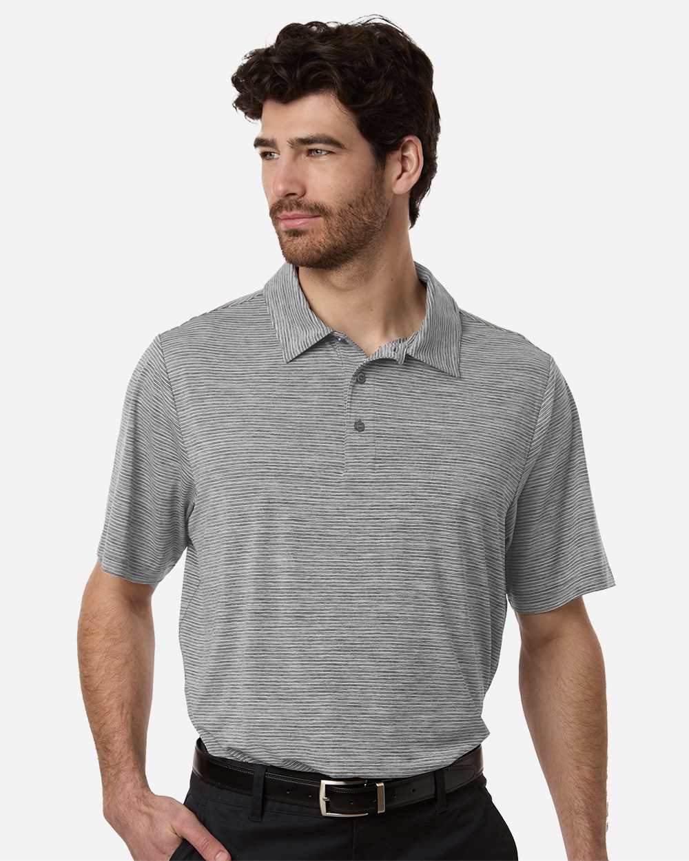Team 365 - Men's Relay Heathered Stripe Polo - TT125