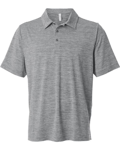 Team 365 - Men's Relay Heathered Stripe Polo - TT125