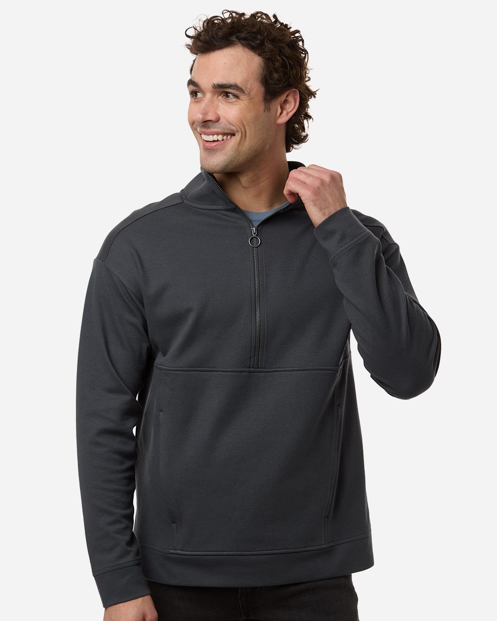 North End - Men's Mantra Half-Zip Ottoman Pullover - NE220