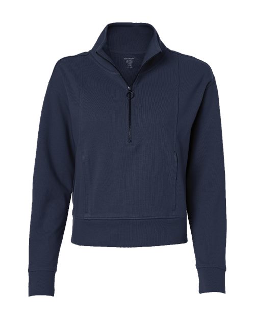 North End - Women's Mantra Half-Zip Ottoman Pullover - NE220W
