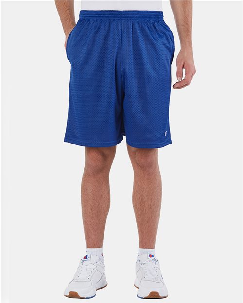 Champion - Short en polyester avec mailles de 9 "avec poches - S162