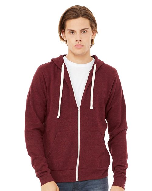 BELLA + CANVAS - Triblend Sponge Fleece Full-Zip Hoodie - 3909