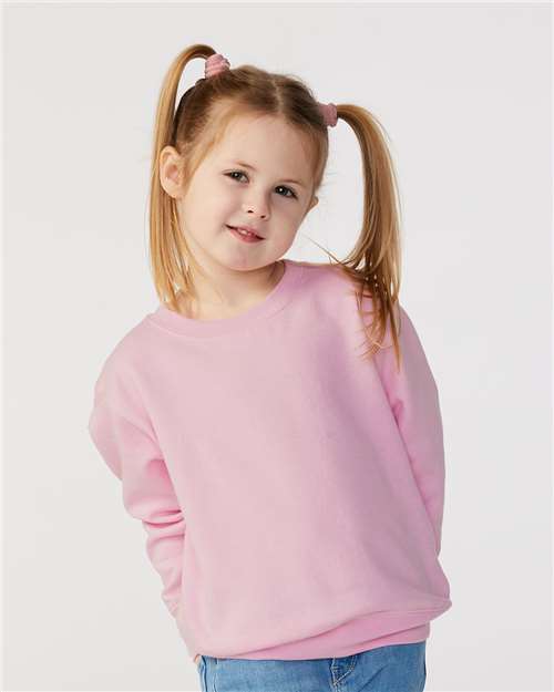 Rabbit Skins - Toddler Fleece Crewneck Sweatshirt - 3317