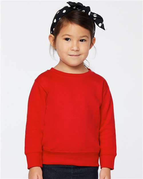 Rabbit Skins - Toddler Fleece Crewneck Sweatshirt - 3317