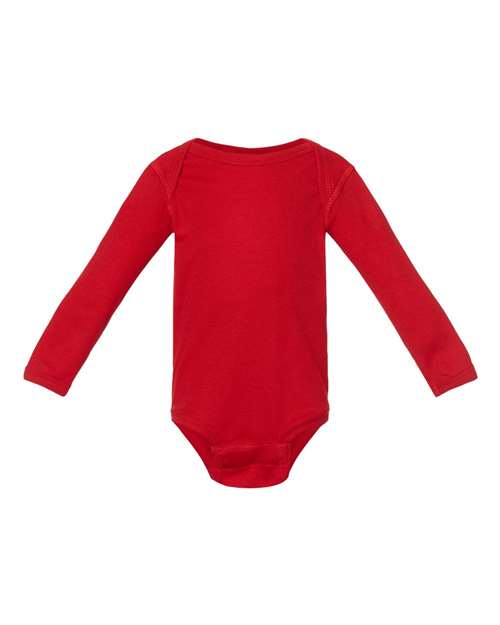 Rabbit Skins - Infant Long Sleeve Baby Rib Bodysuit - 4411