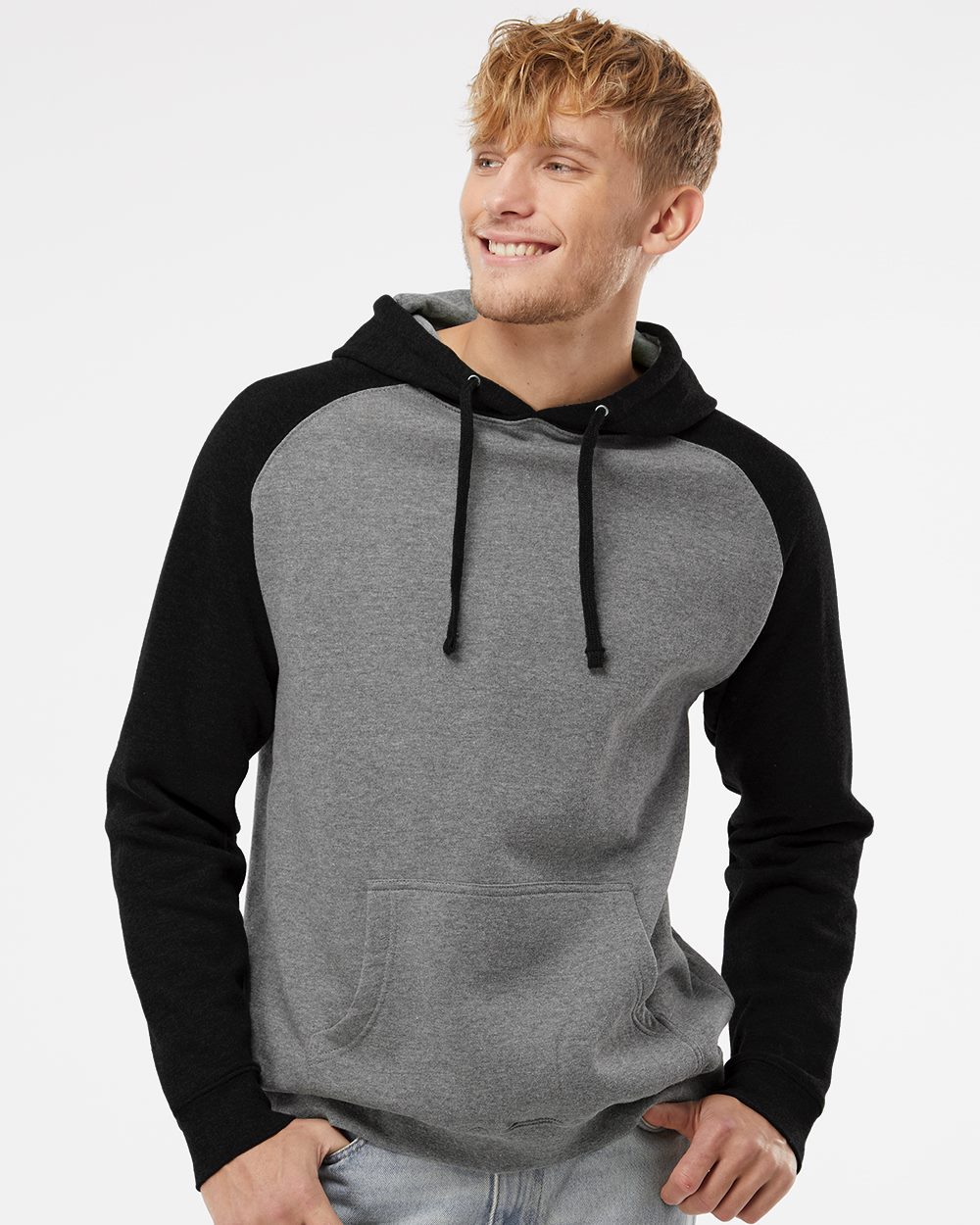Independent Trading Co. - Molleton à capuchon raglan - IND40RP