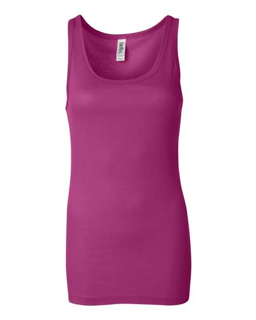 BELLA + CANVAS - Camisole longue tricot côtelé sheer pour femmes - 8780