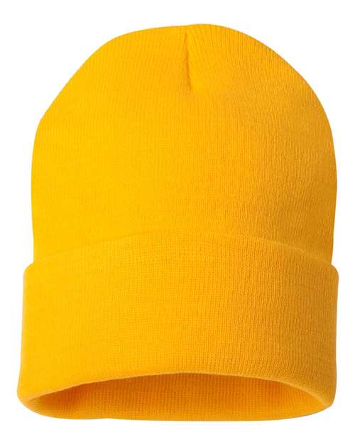 Sportsman - 12" Solid Cuffed Beanie - SP12