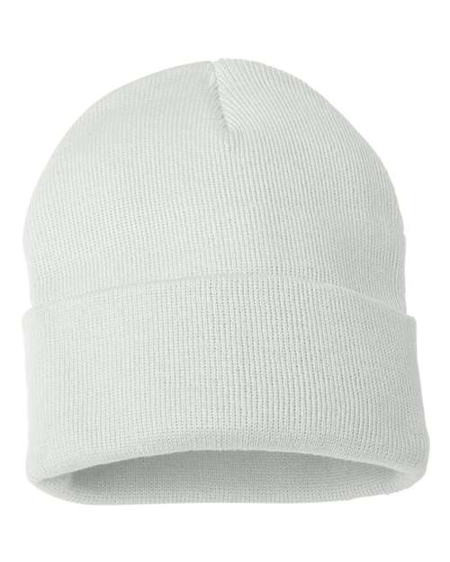 Sportsman - 12" Solid Cuffed Beanie - SP12