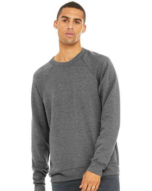 BELLA + CANVAS - Unisex Sponge Fleece Raglan Crewneck Sweatshirt - 3901