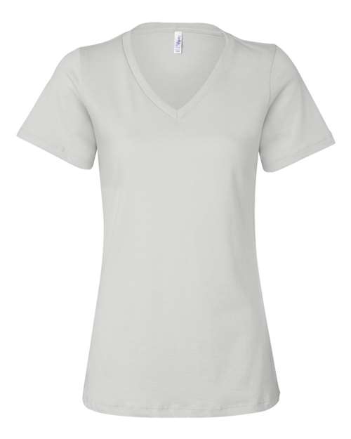 BELLA + CANVAS - T-shirt décontracté en jersey à col en V pour femmes - 6405