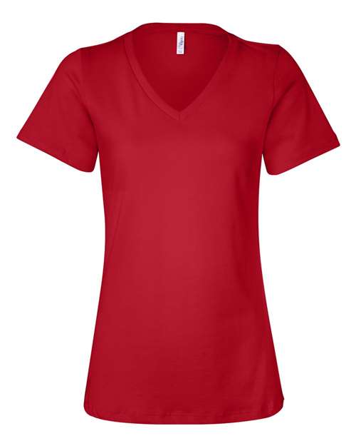 BELLA + CANVAS - Women’s Relaxed Jersey V-Neck Tee - 6405