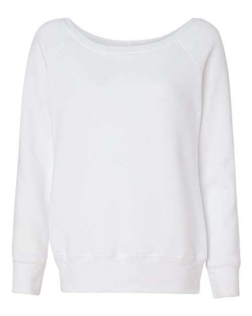 BELLA + CANVAS - Women’s Sponge Fleece Wide Neck Sweatshirt - 7501