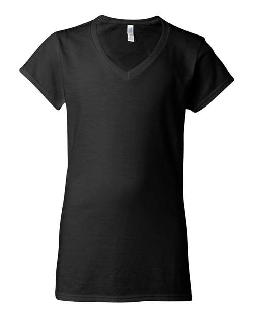 Gildan - T-shirt softstyle à col en V pour femmes - 64V00L