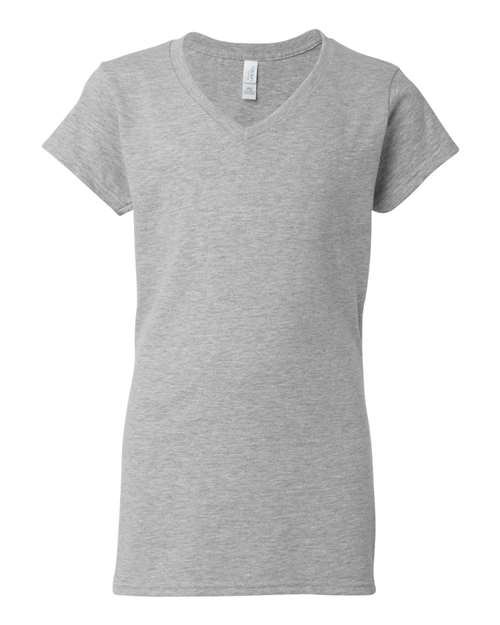 Gildan - T-shirt softstyle à col en V pour femmes - 64V00L