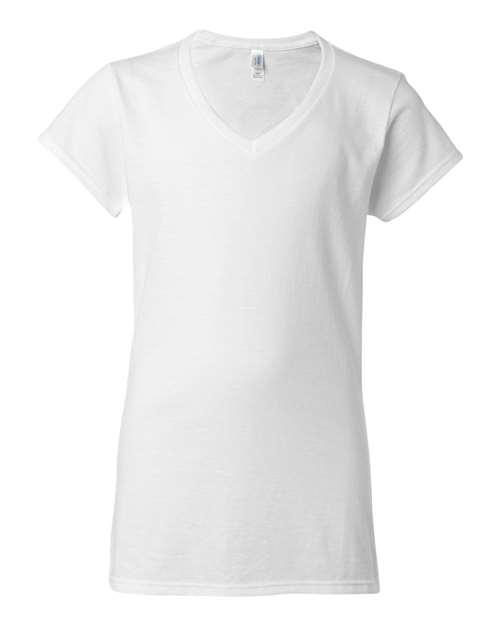 Gildan - T-shirt softstyle à col en V pour femmes - 64V00L