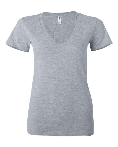 BELLA + CANVAS - Women’s Jersey Deep V-Neck Tee - 6035