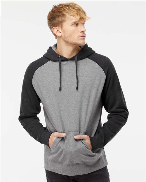 Independent Trading Co. - Raglan Hooded Sweatshirt - IND40RP