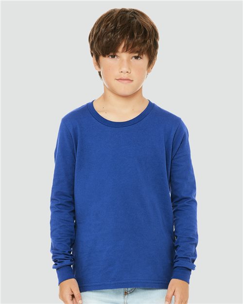 BELLA + CANVAS - Youth Jersey Long Sleeve Tee - 3501Y