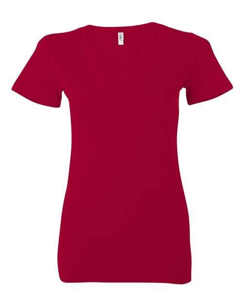 BELLA + CANVAS - Women’s Jersey Deep V-Neck Tee - 6035