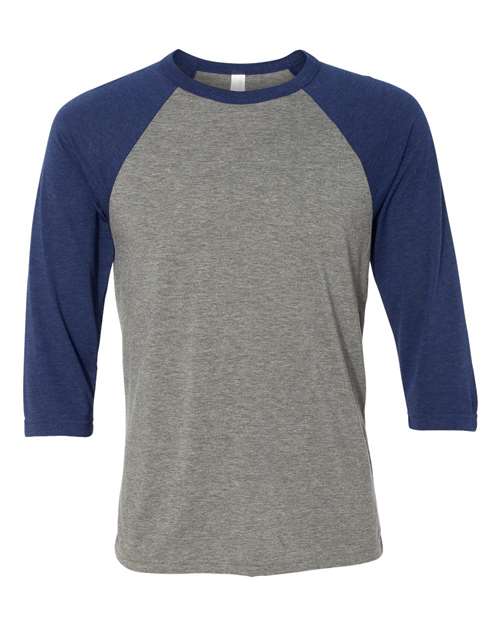 BELLA + CANVAS - Three-Quarter Sleeve Baseball Tee - 3200