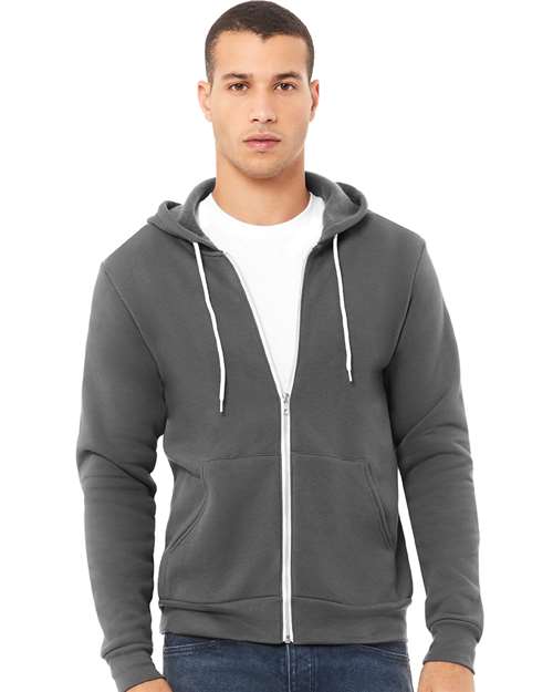BELLA + CANVAS - Unisex Sponge Fleece Full-Zip Hoodie Sweatshirt - 3739
