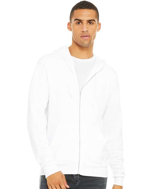 BELLA + CANVAS - Unisex Sponge Fleece Full-Zip Hoodie Sweatshirt - 3739