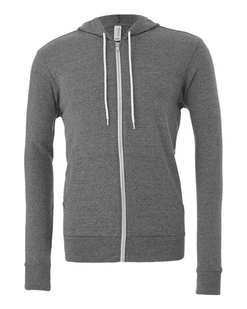 BELLA + CANVAS - Unisex Sponge Fleece Full-Zip Hoodie Sweatshirt - 3739