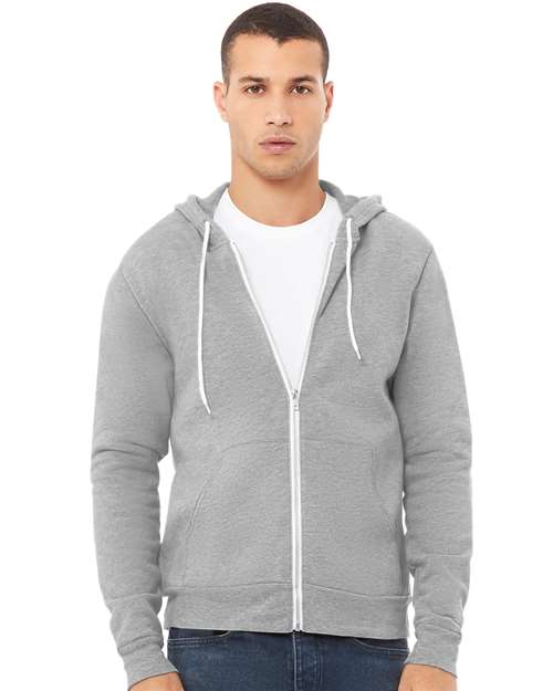 BELLA + CANVAS - Unisex Sponge Fleece Full-Zip Hoodie Sweatshirt - 3739