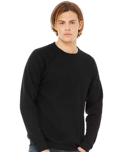 BELLA + CANVAS - Unisex Sponge Fleece Raglan Crewneck Sweatshirt - 3901