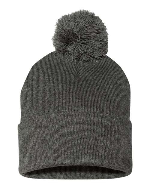 Sportsman - 12" Pom-Pom Cuffed Beanie - SP15