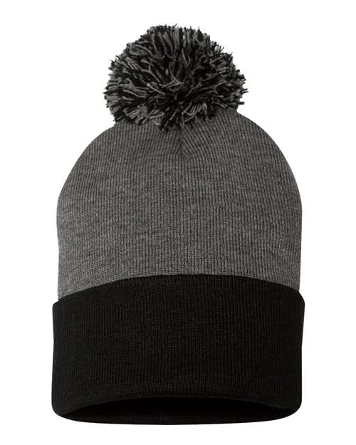 Sportsman - Tuque à pompon et revers 12" - SP15