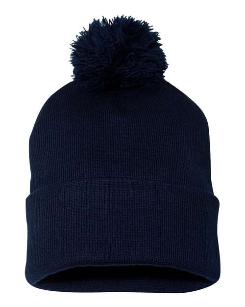 Sportsman - 12" Pom-Pom Cuffed Beanie - SP15