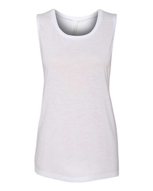 BELLA + CANVAS - Women's Flowy Scoop Muscle Tank - 8803