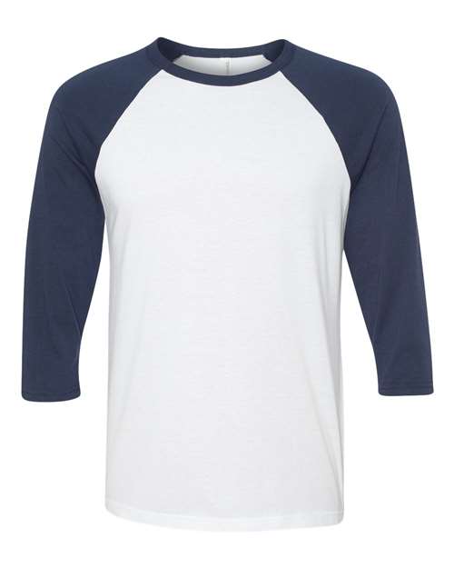 BELLA + CANVAS - Three-Quarter Sleeve Baseball Tee - 3200