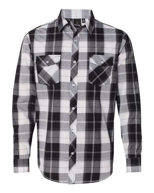 Burnside - Long Sleeve Plaid Shirt - 8202