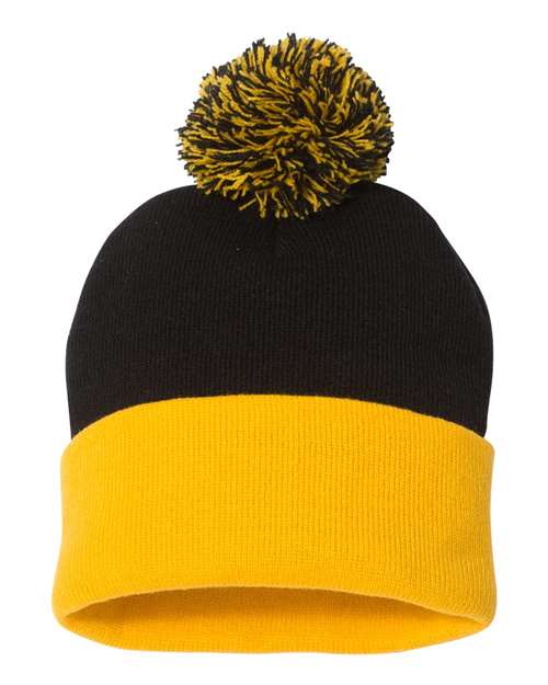 Sportsman - Tuque à pompon et revers 12" - SP15